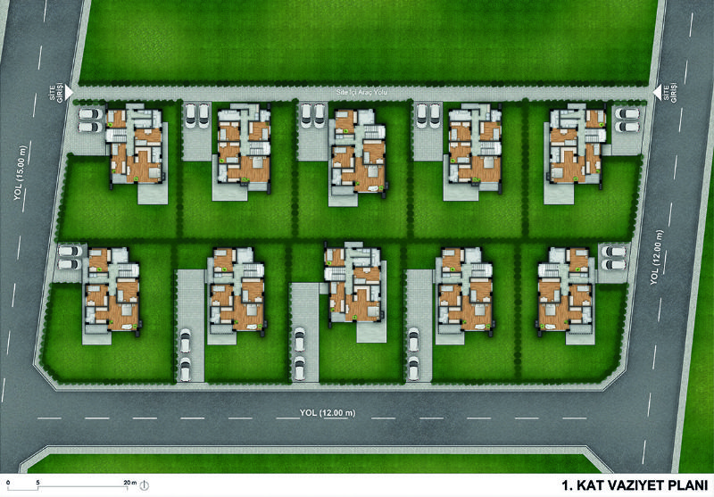 1. Kat Vaziyet Planı